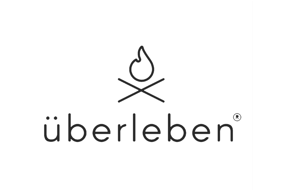 Item → Logo of Überleben with flame and crossed sticks